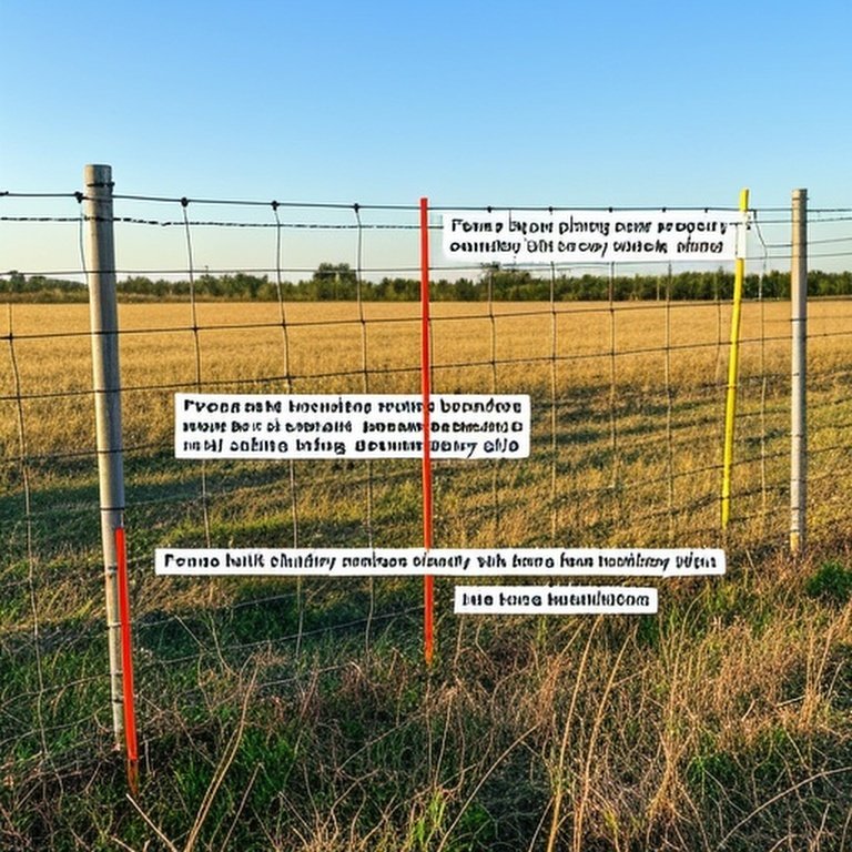 Property boundary fence planning documentation image