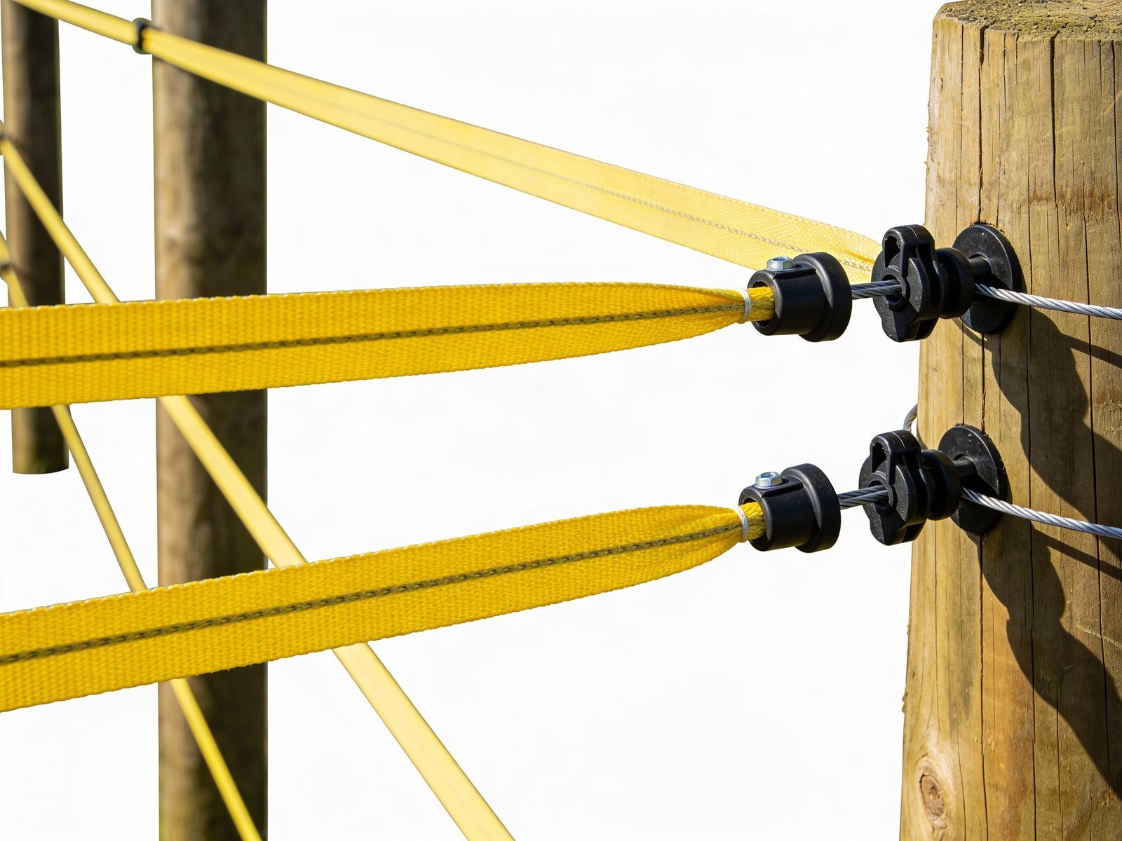 Electric fence visibility and proper installation details