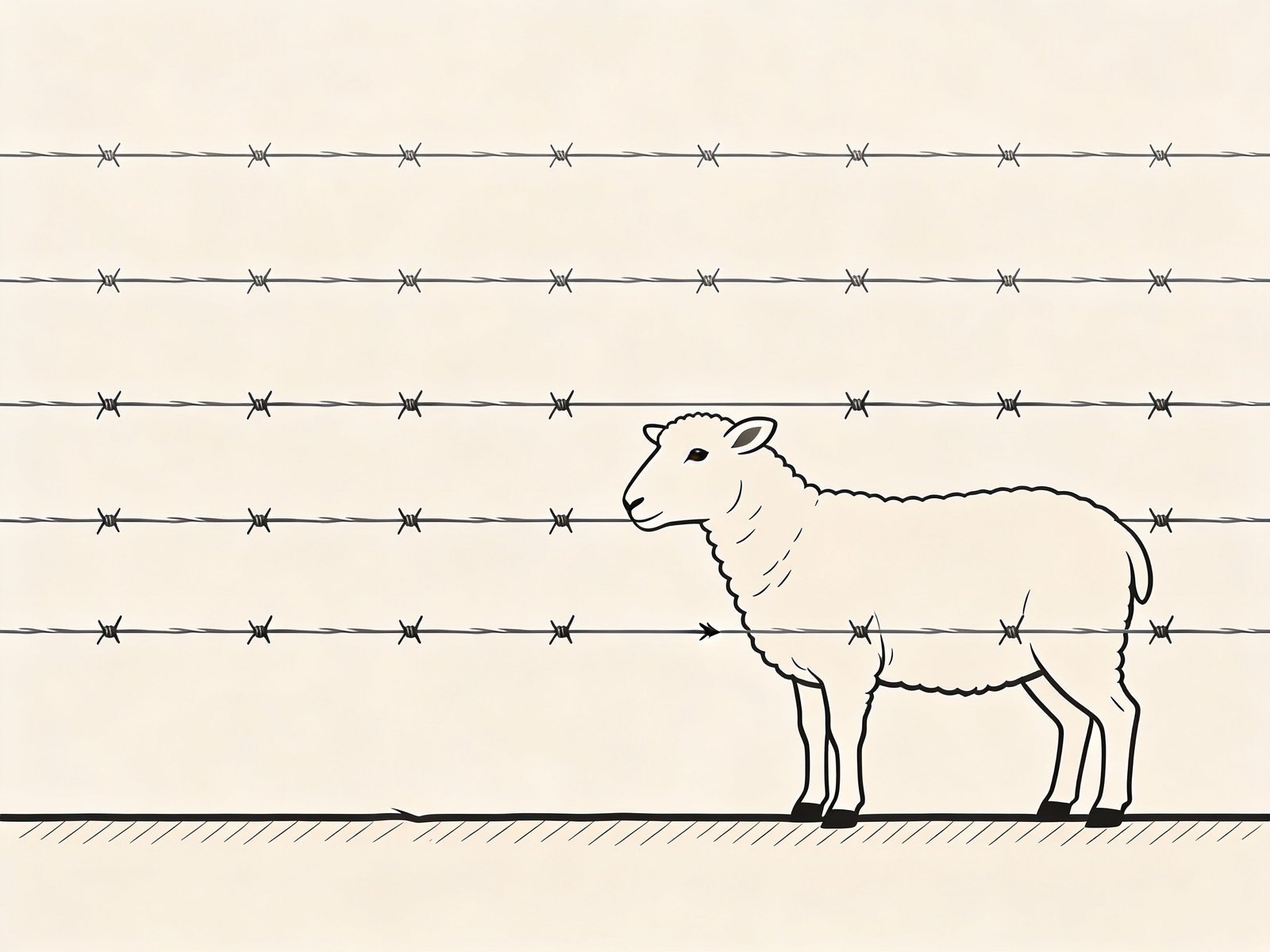Fence wire spacing configuration