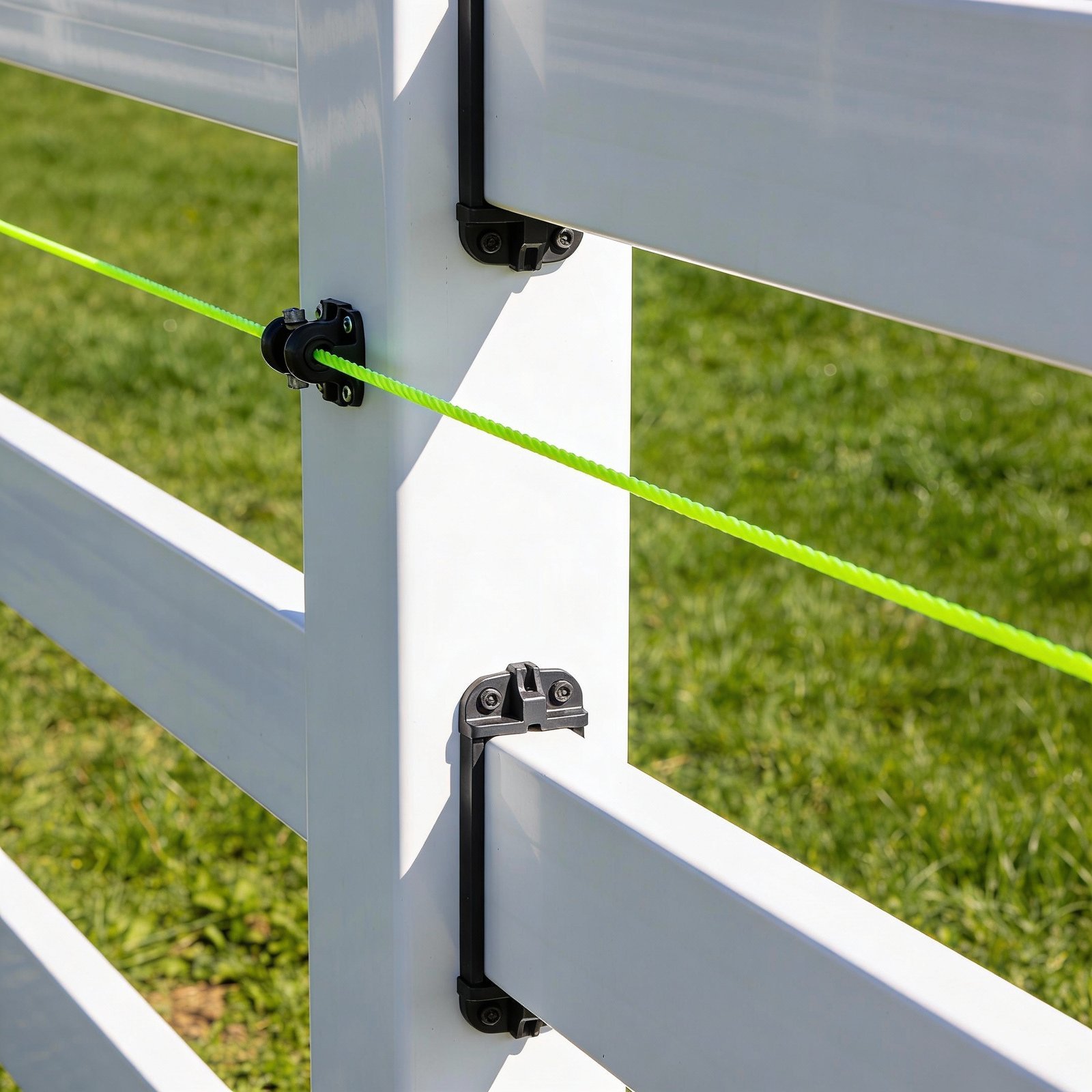 Electric offset with visible rail fence design