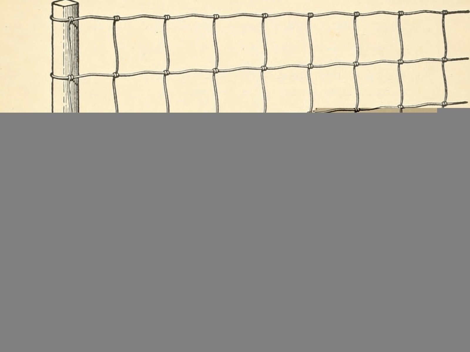 Woven wire fence structure and spacing