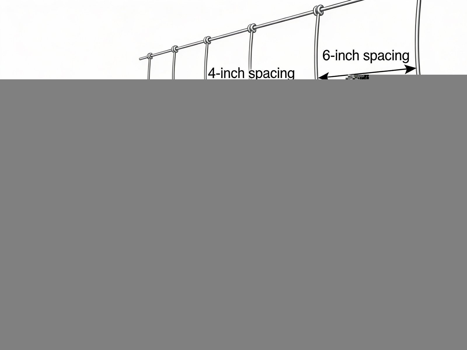 Wire spacing measurement diagram